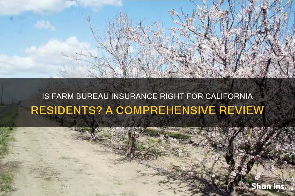 is farm bureau insurance in california