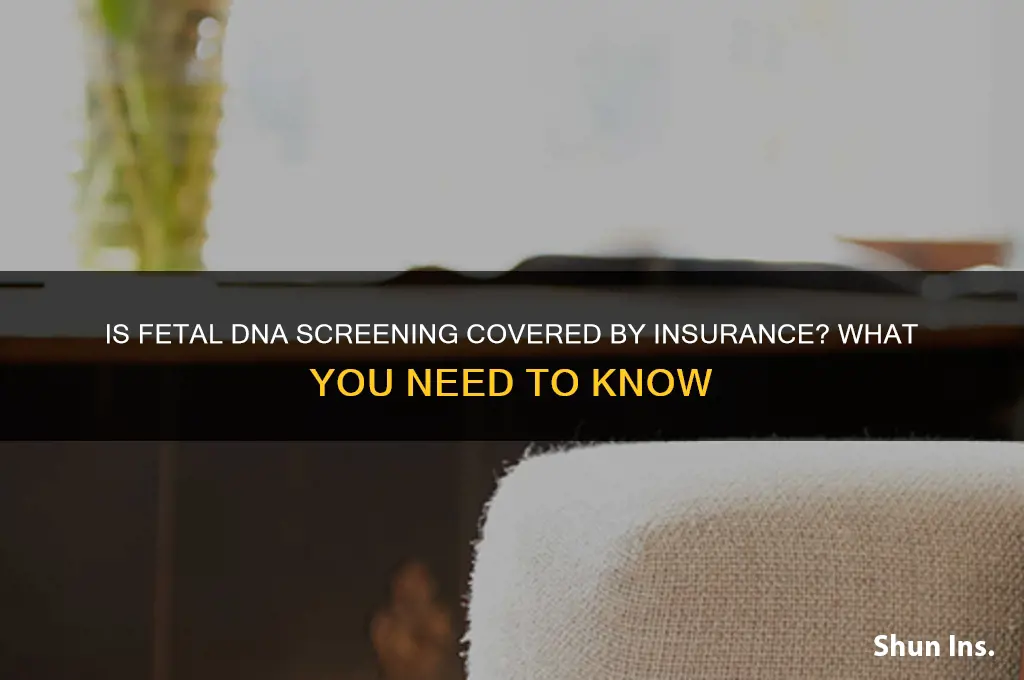 is fetal free dna screening paid by insurance