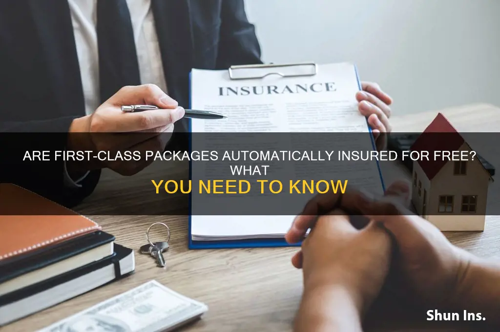 is first class pkgs insured for free