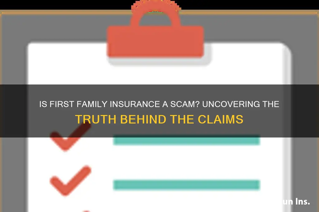 is first family insurance scamming