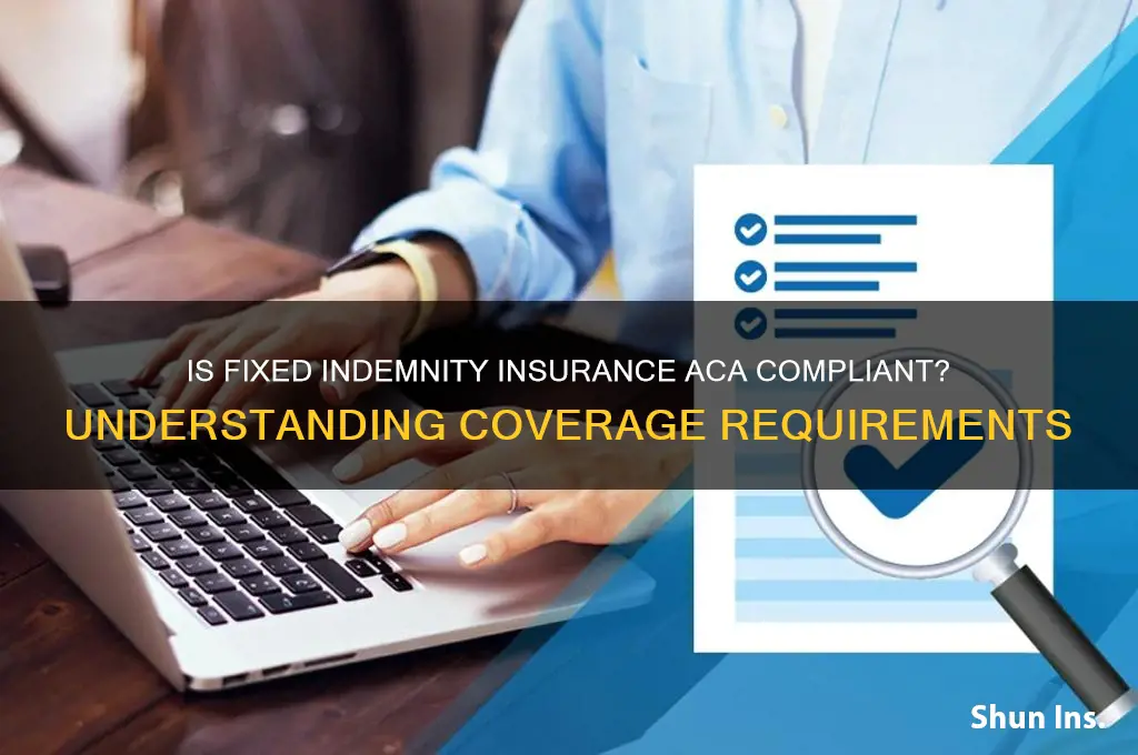 is fixed indemnity insurance aca compliant
