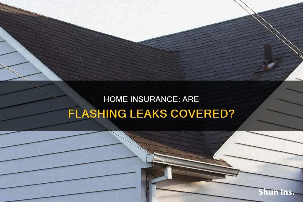 is flashing leaks part of a homeowners insurance