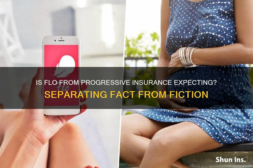 is flo the insurance lady pregnant