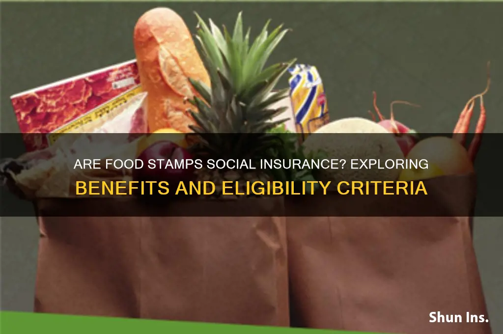 is food stamps social insurance