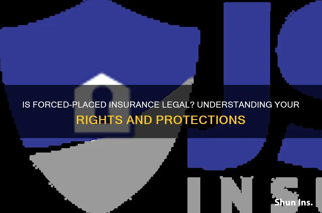 is forced placed insurance legal