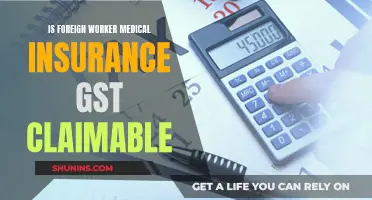 Foreign Worker Medical Insurance: GST Claimable?