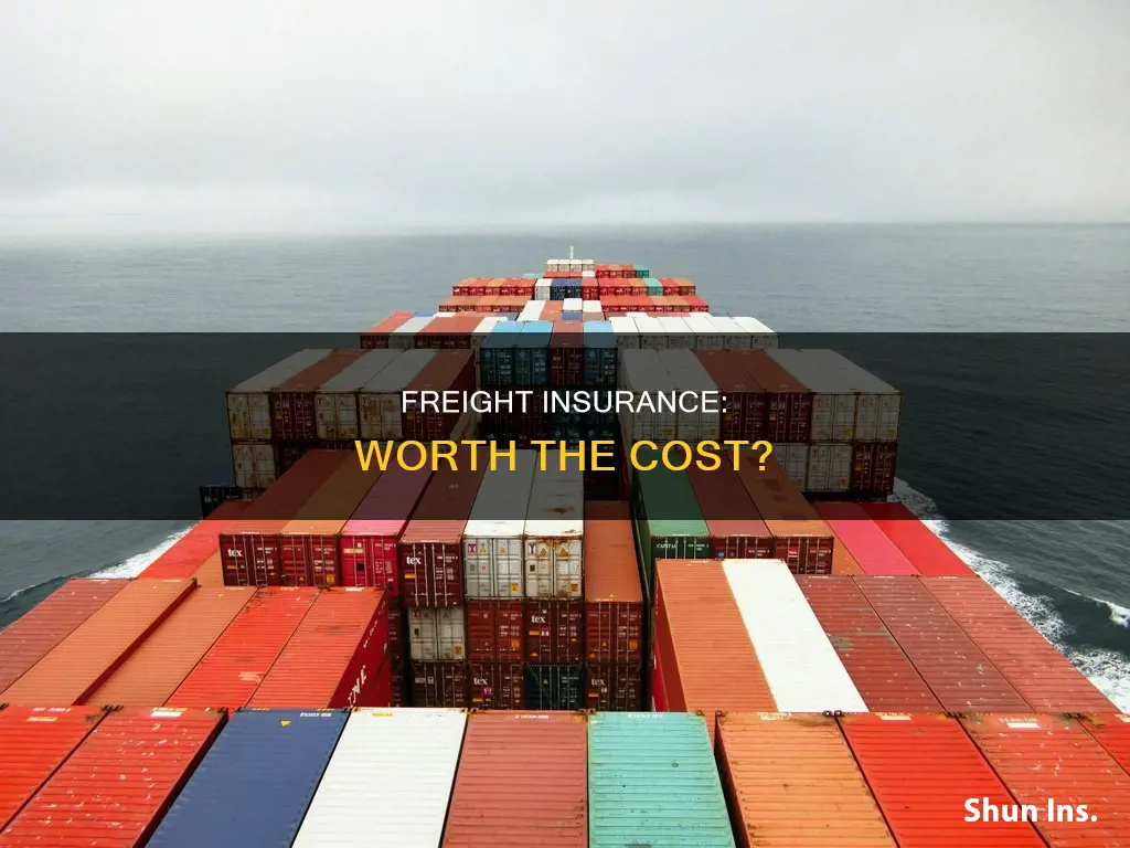 is freight insurance worth it