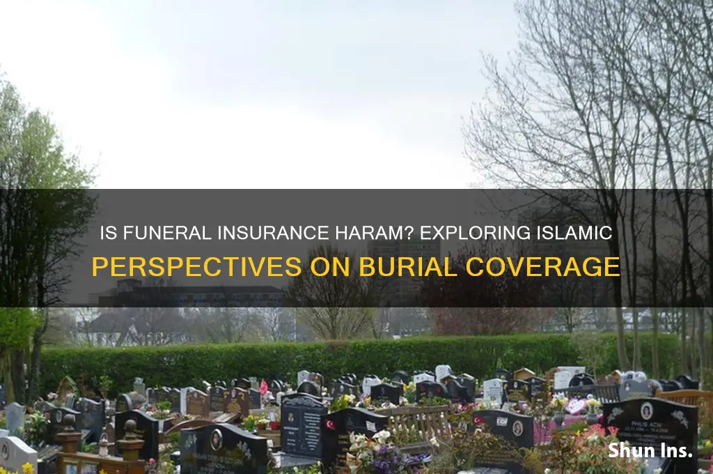 is funeral insurance haram