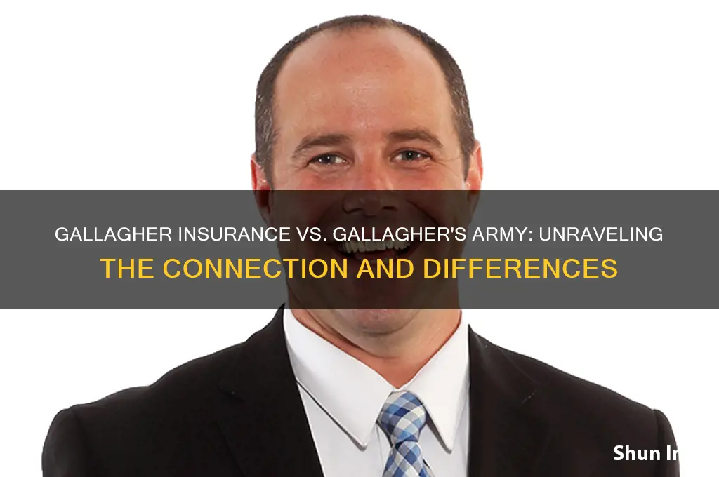 is gallagher insurance to gallaghers army