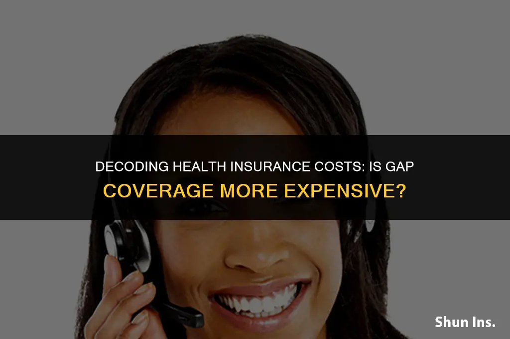 is gap health insurance more expensive