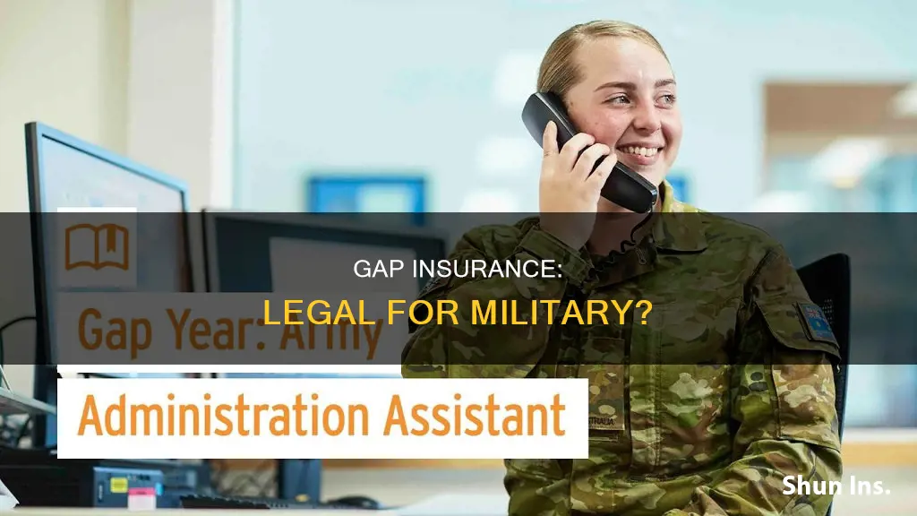 is gap insurance illegal for military