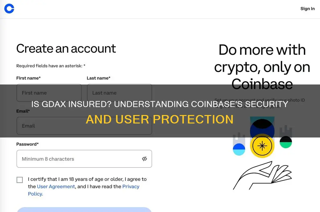is gdax insured