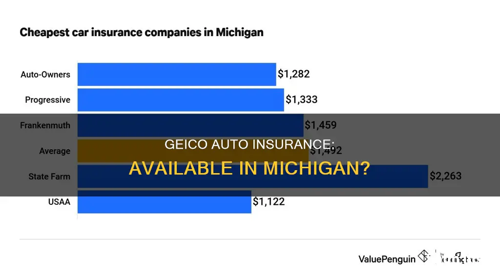 is geico auto insurance available in Michigan