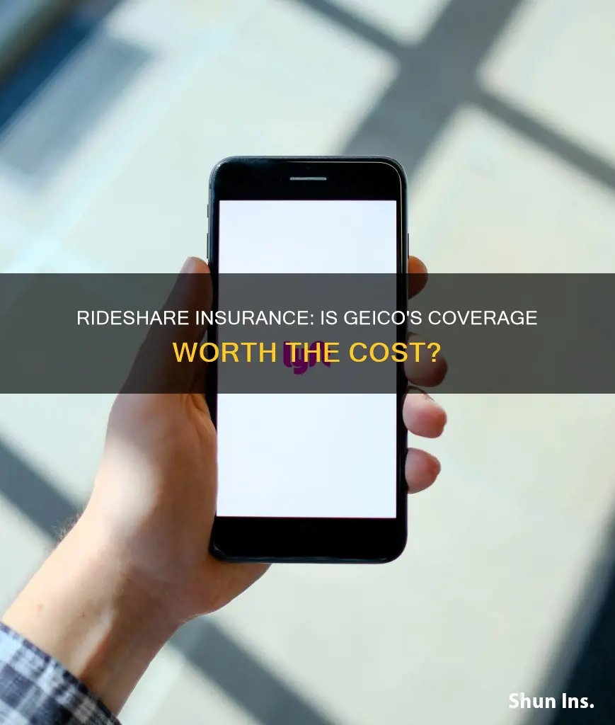 is geico rideshare insurance worth it