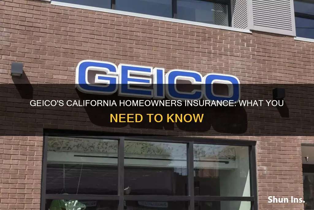 is geico writing homeowners insurance in California