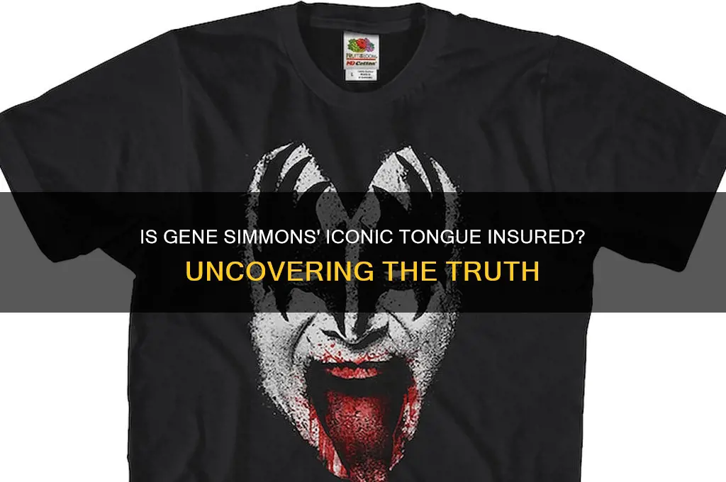is gene simmons tongue insured