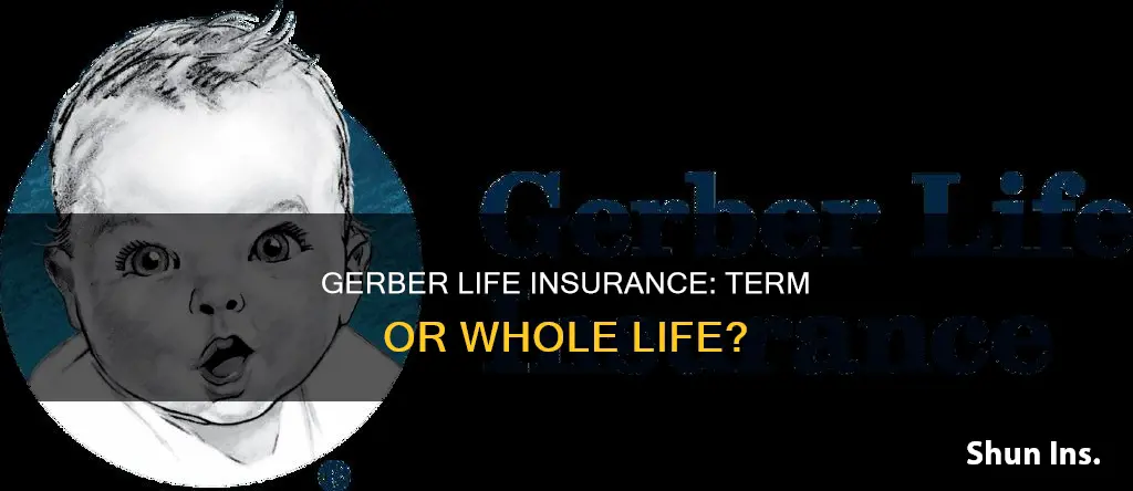 is gerber life insurance term or whole life