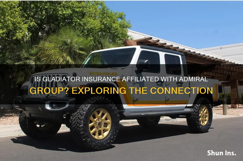 is gladiator insurance part of admiral
