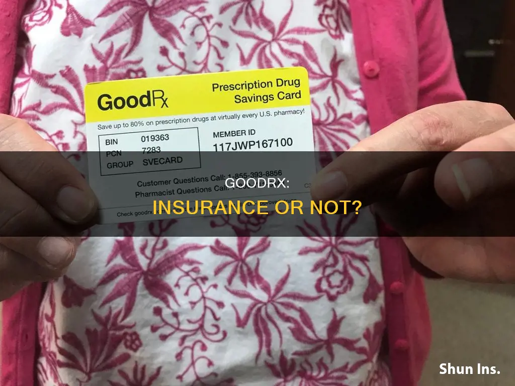 is goodrx considered insurance