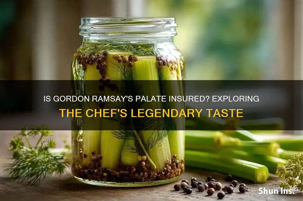 is gordon ramsay palate insured