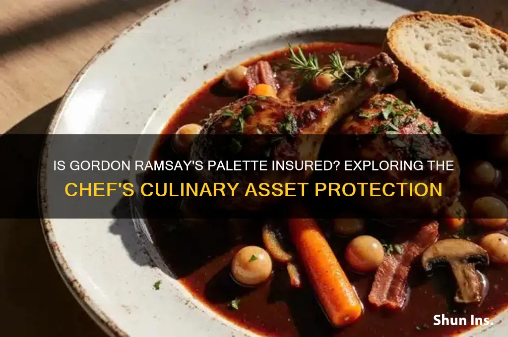 is gordon ramsay palette insured