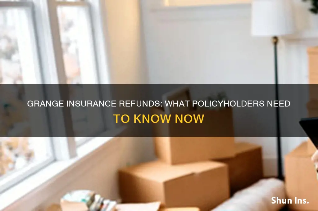 is grange insurance giving refunds