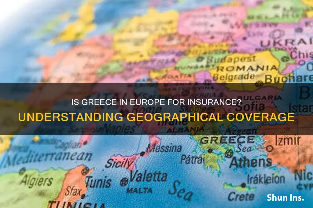 is greece in europe for insurance