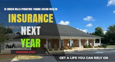 Green Hills Pediatric's Oscar Health Insurance Status for Next Year