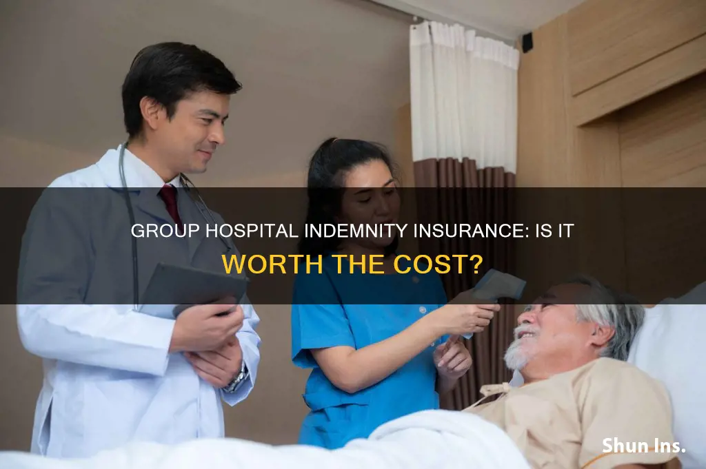 is group hospital indemnity insurance worth it