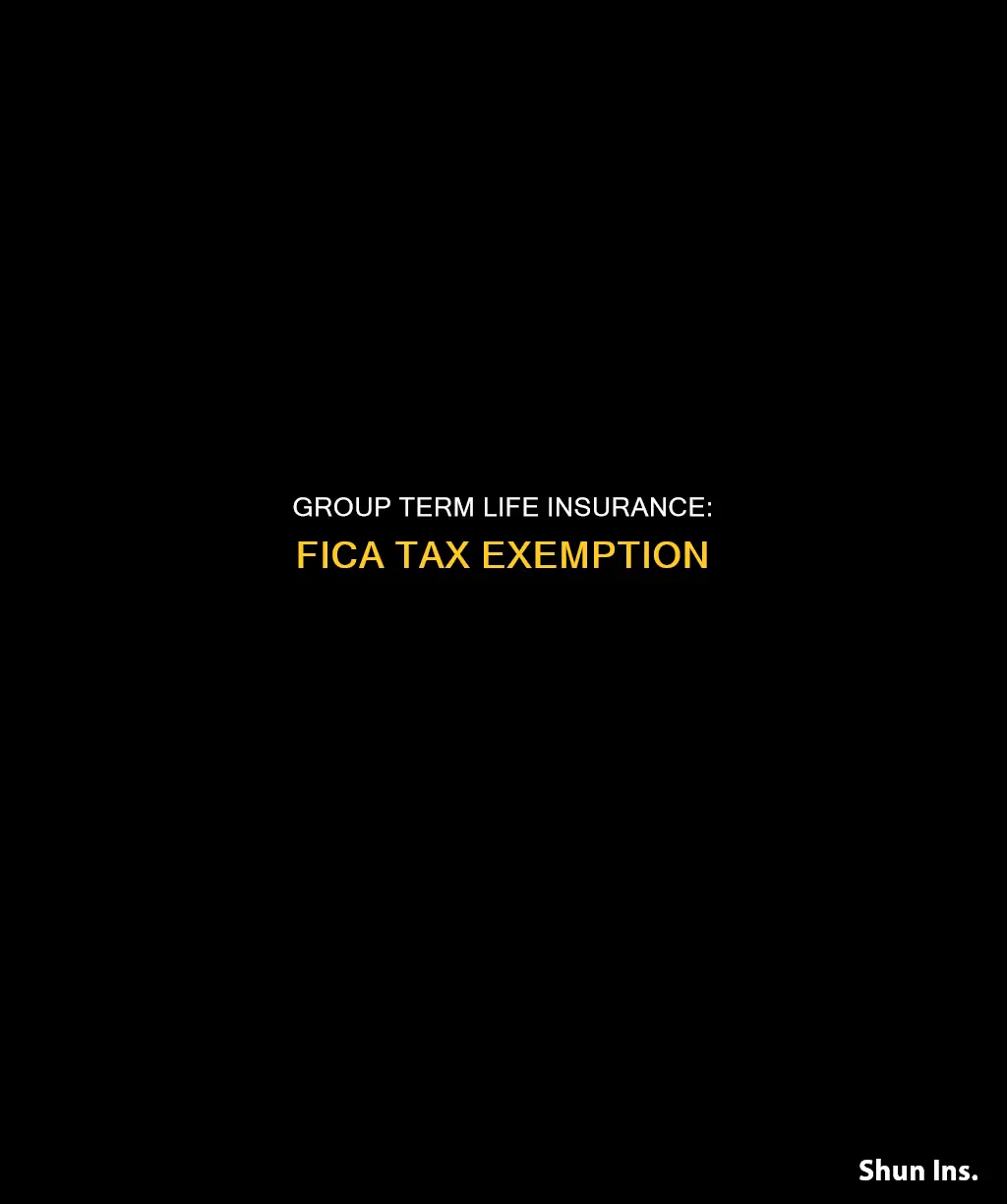 is group term life insurance subject to fica