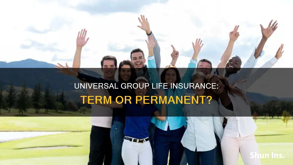 is group universal life insurance term