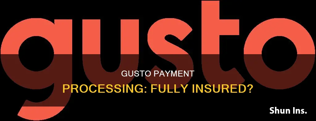 is gusto payment processing fully insured