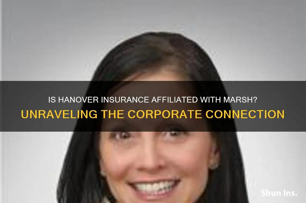 is hanover insurance part of marsh