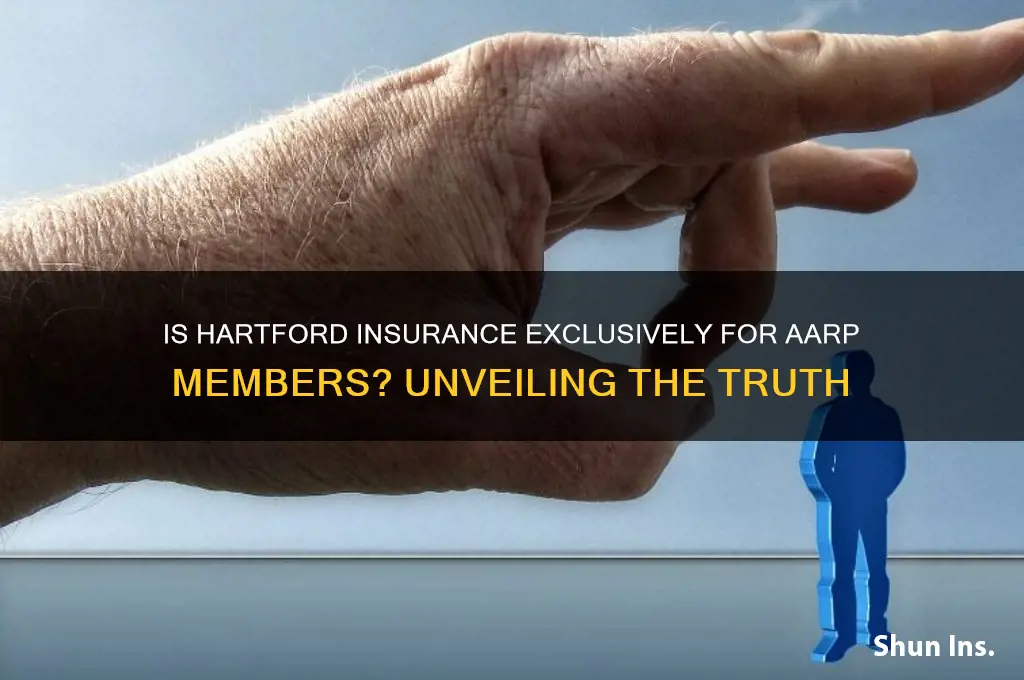 is hartford insurance only for aarp