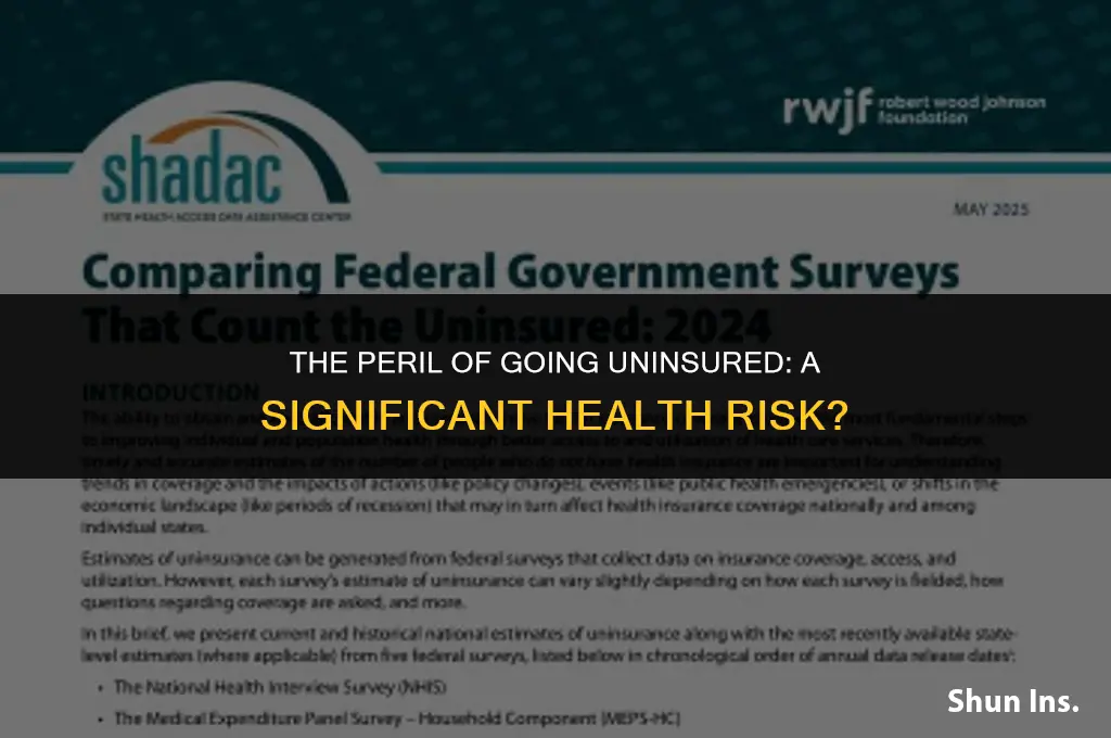 is having no health insurance a big risk