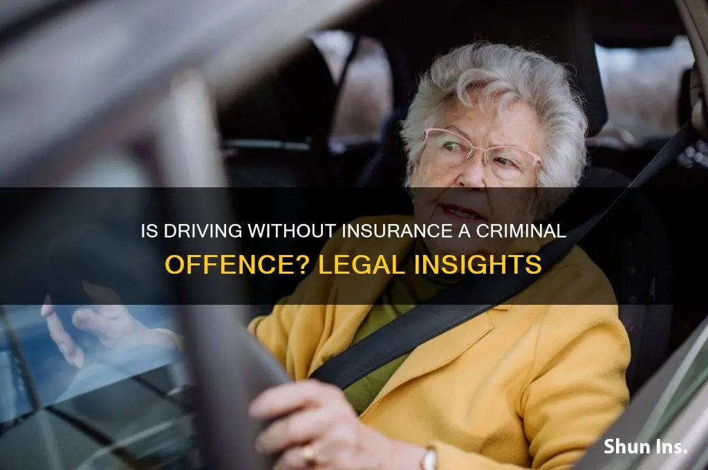 is having no insurance a criminal offence