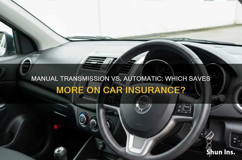 is havinga manul transmission betterfor insurance
