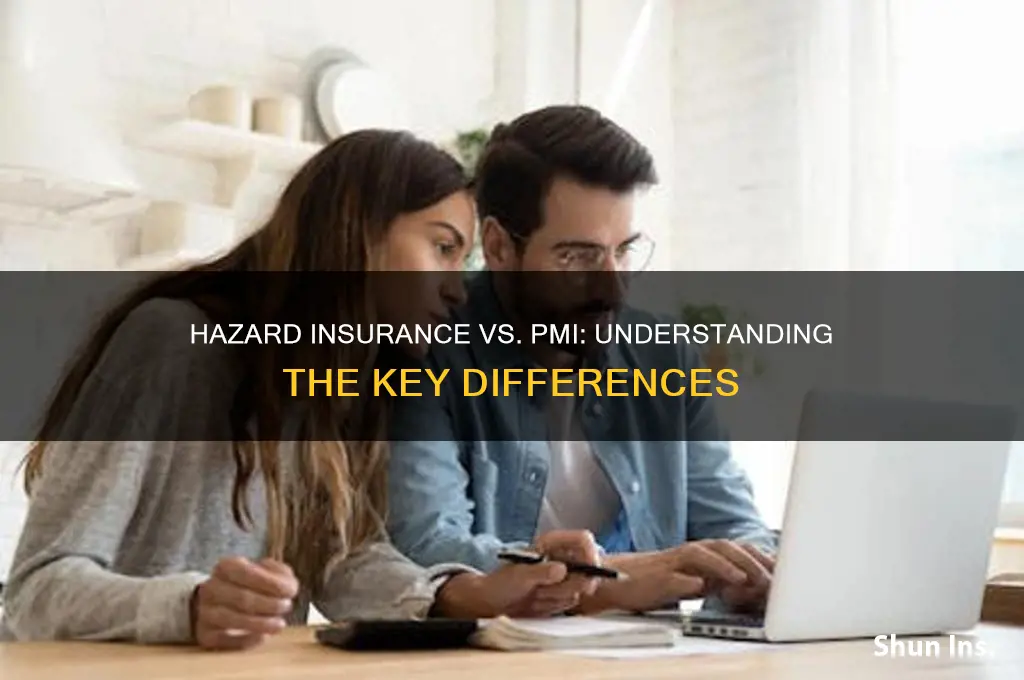 is hazard insurance and pmi the same