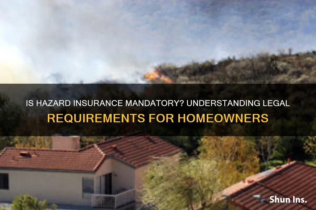 is hazard insurance mandatory