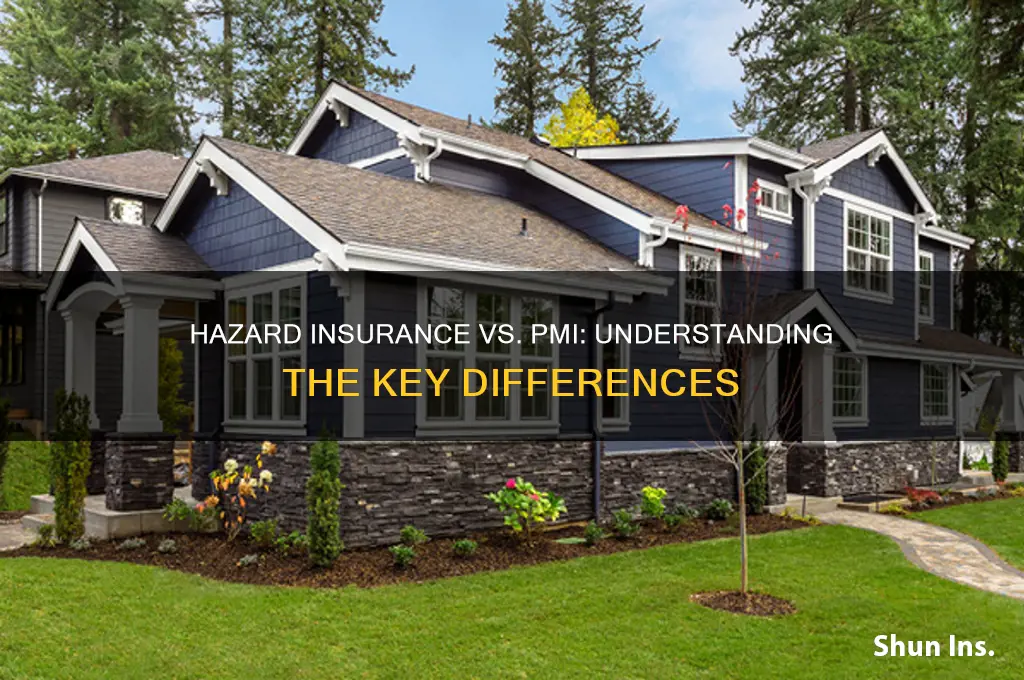is hazard insurance the same as pmi