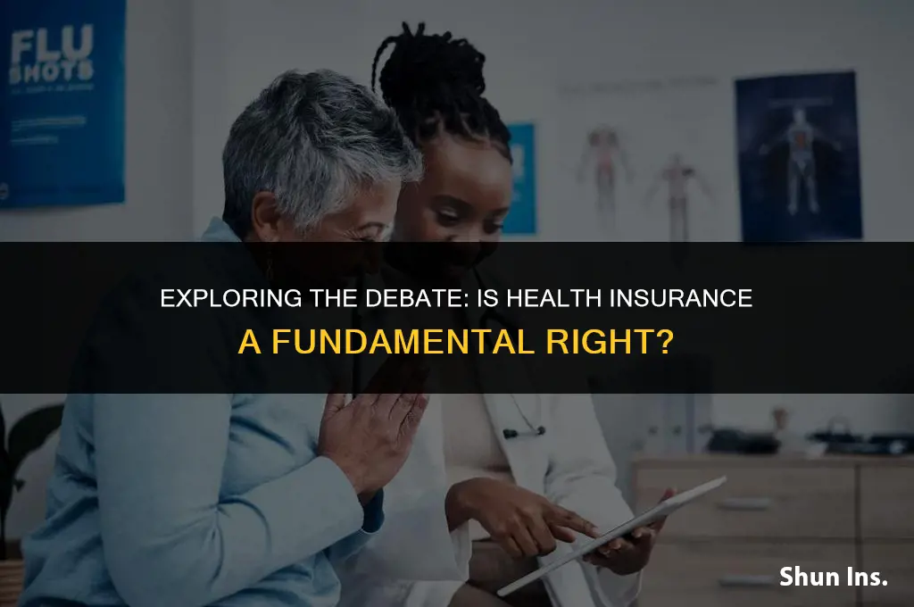 is health insurance a right off