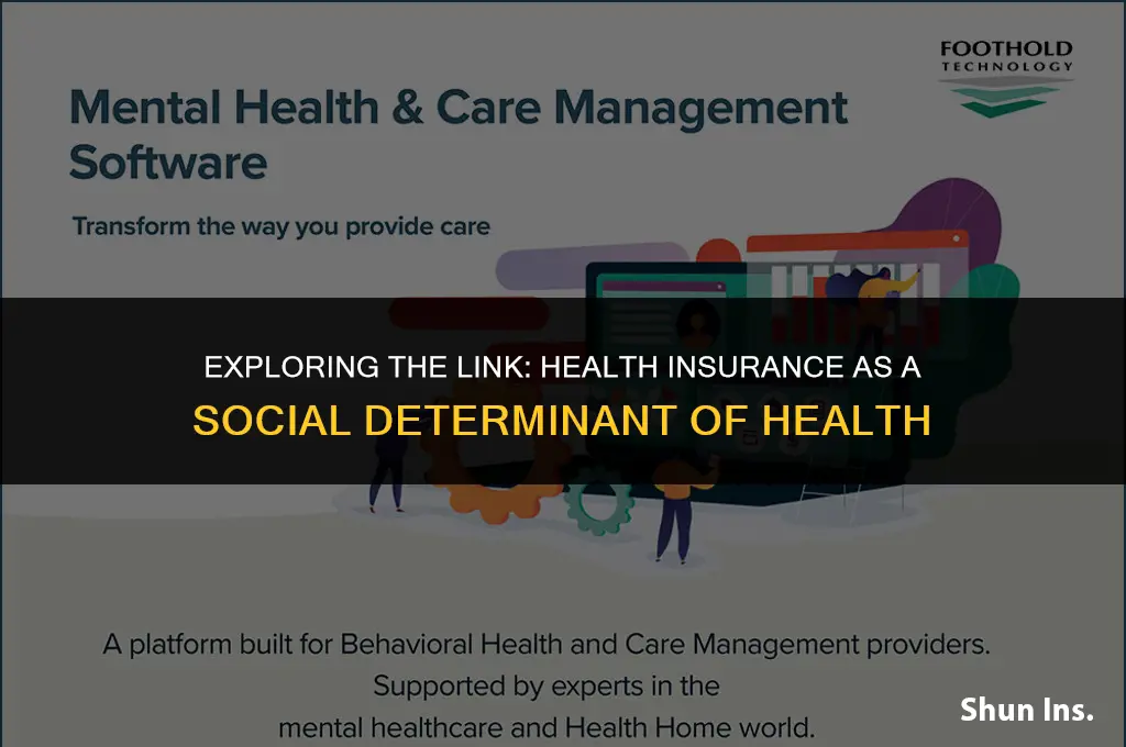 is health insurance a social determinant of health