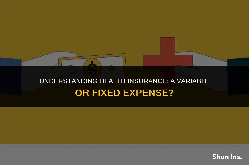 is health insurance a variable expense