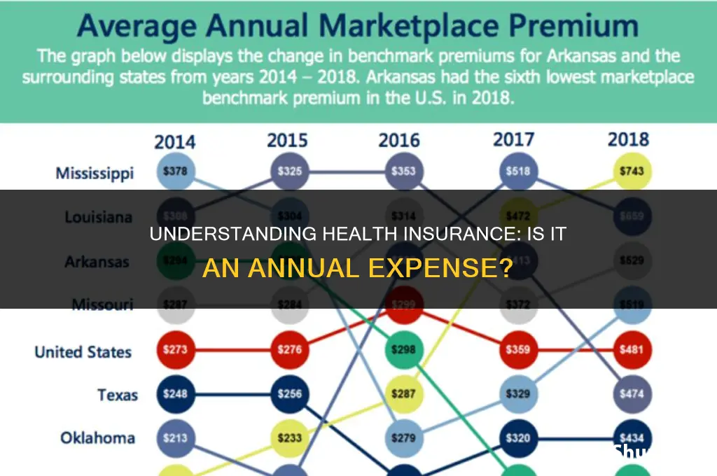 is health insurance an anual expense