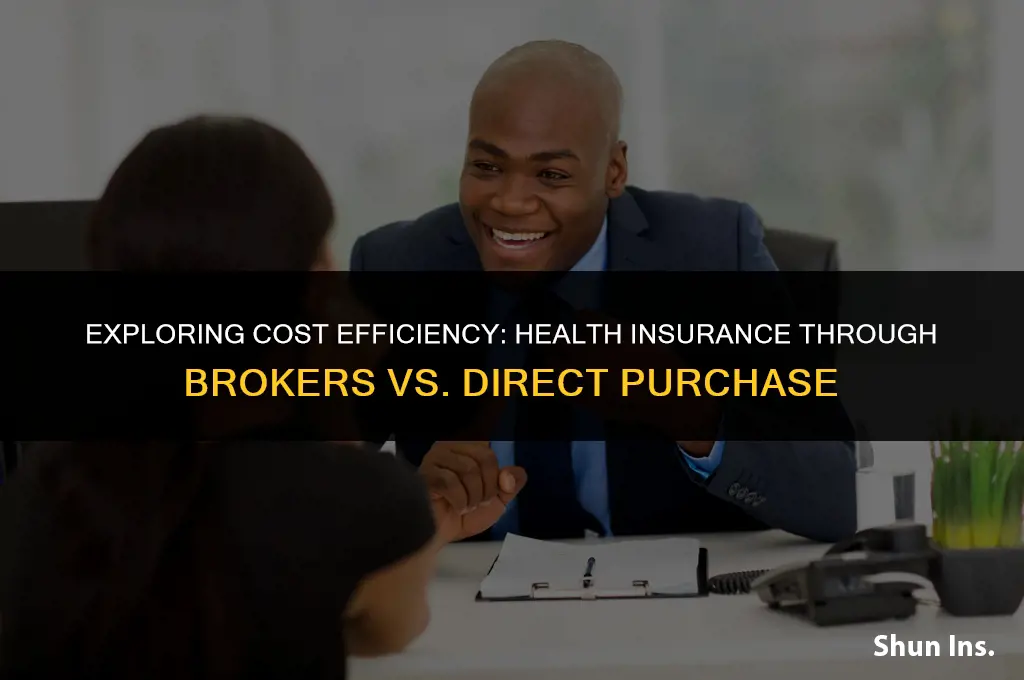 is health insurance cheaper through a broker