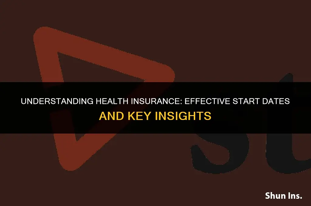 is health insurance effective immediately start date