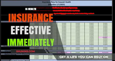 Understanding Health Insurance: Effective Immediately or Not?