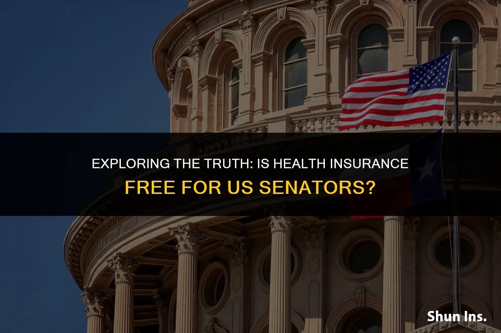 is health insurance free for us senators