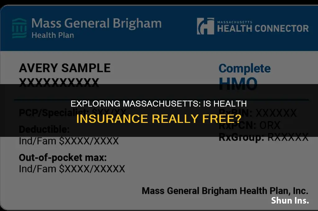 is health insurance free in massachusetts
