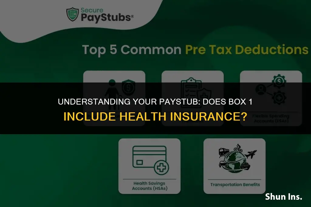 is health insurance included in box 1